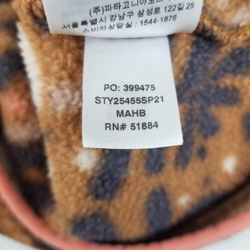 Patagonia Synchilla Womens XL Snap T Mangrove Henna Brown Aztec Tribal Fleece - Picture 8 of 11